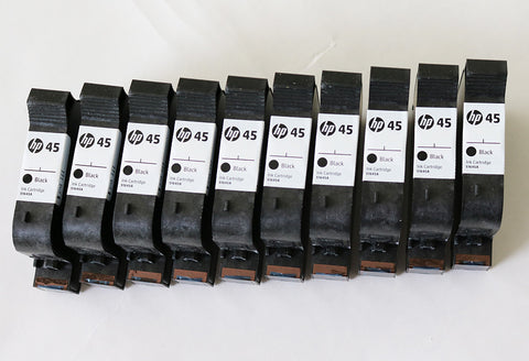 10 pack 45A Black Ink Cartridges